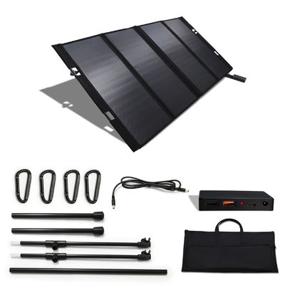 100W Monocrystalline Silicon Solar Panel Outdoor Charging Photovoltaic Foldable Solar